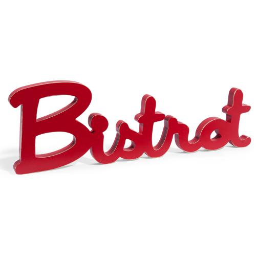 Деревянное слово Bistrot