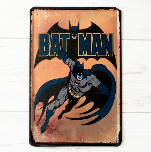 Металлическая табличка Batman