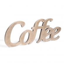 Деревянное слово Coffee