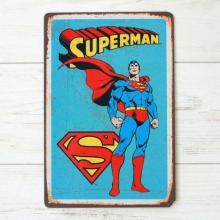 Металлическая табличка Superman